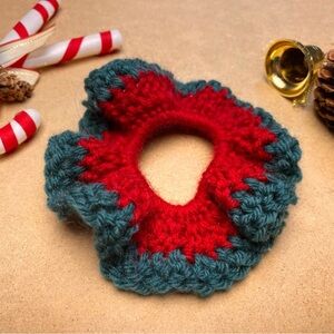 Crochet holiday scrunchies​